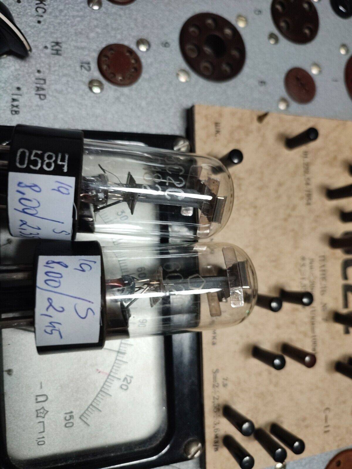 MATCHED PAIR 6S2S 6C2C = 6J5, VT94 HF Triode Tube Soviet NEW NOS