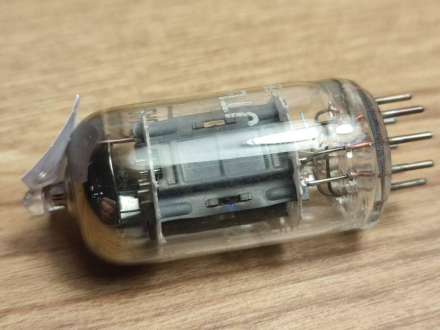 NOS Tung Sol 12AU7 ECC82 Long Plate 1959/5 extrem seltene Hufeisengetterröhre