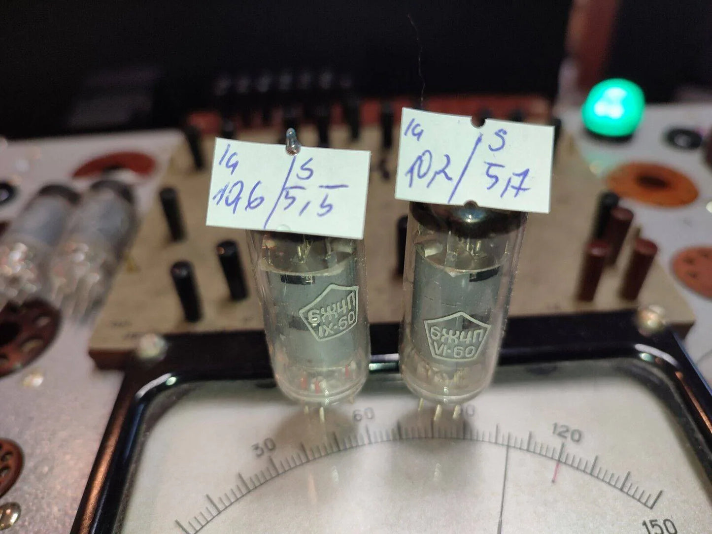 Paar 6J4P = 6Ж4П/6ZH4P 6Z4P 6AU6 EF94 754 Pentode Sowjetische Röhre 1960er NOS NIB