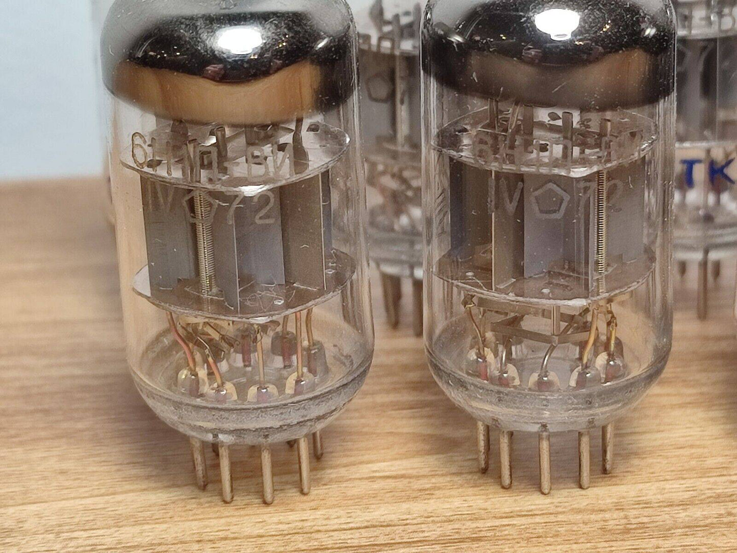 PAIR 6N1P-VI SIMILAR TO E88CC 6922 6DJ8 Double Triode Tube NOS NOVOSIBIRSK