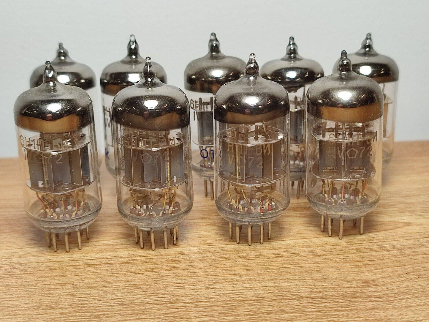 PAIR 6N1P-VI SIMILAR TO E88CC 6922 6DJ8 Double Triode Tube NOS NOVOSIBIRSK
