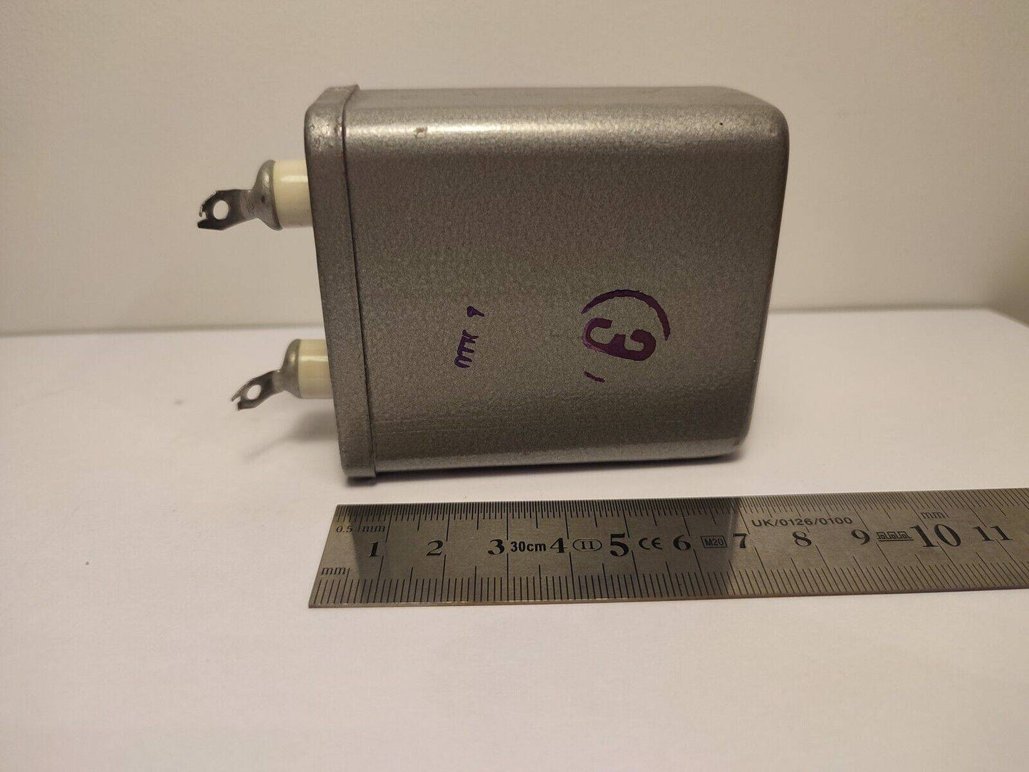 Paper + Oil Capacitor KBG-P KBG 0.5uF 2kV 2000V +-10% PiO MILITARY GRADE КБГ