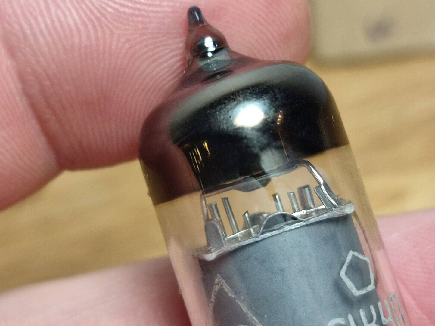 QTY-3 1965 6J4P / EF94 / 6AU6 RUSSIAN HF PENTODE TUBE RHOMBUS/OTK/GOLD GRID NEW