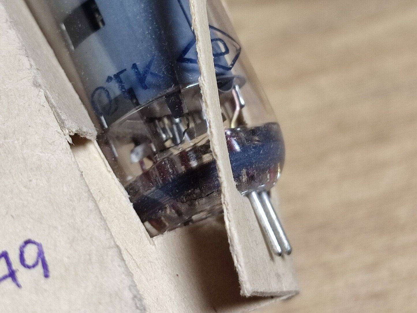 QTY-3 1979 6J4P / EF94 / 6AU6 RUSSIAN HF PENTODE TUBE RHOMBUS/OTK/GOLD GRID NEW