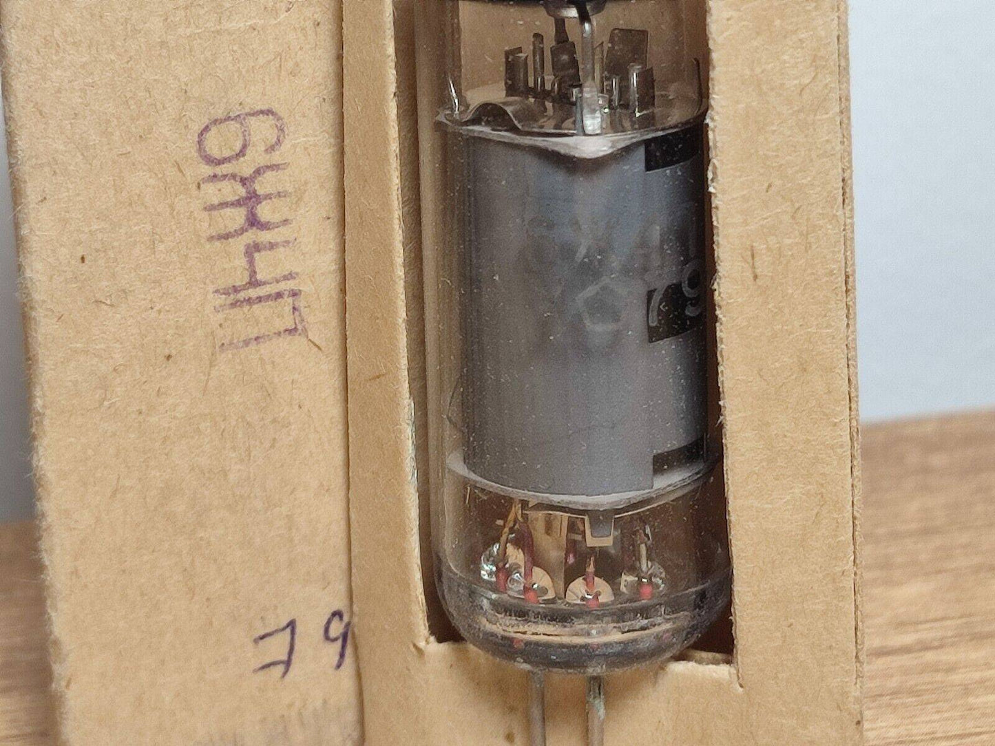 QTY-3 1979 6J4P / EF94 / 6AU6 RUSSIAN HF PENTODE TUBE RHOMBUS/OTK/GOLD GRID NEW