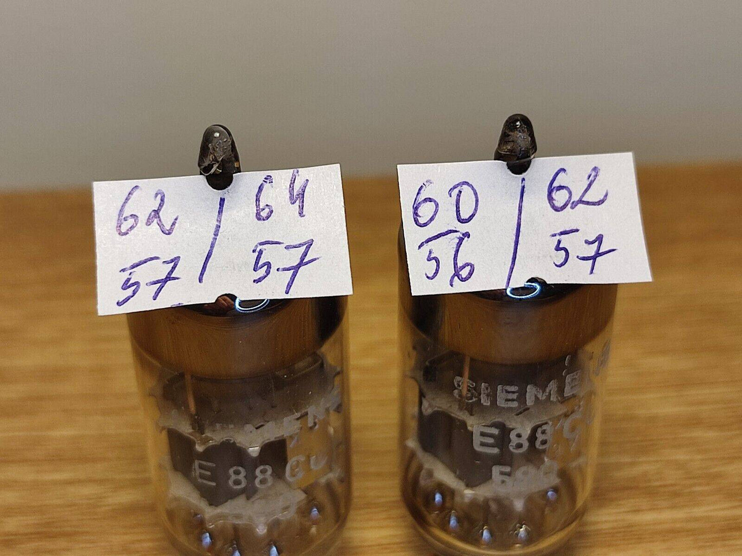 Siemens E88CC 6922 Matched Pair - A6 8K same Date codes (2pcs) #5