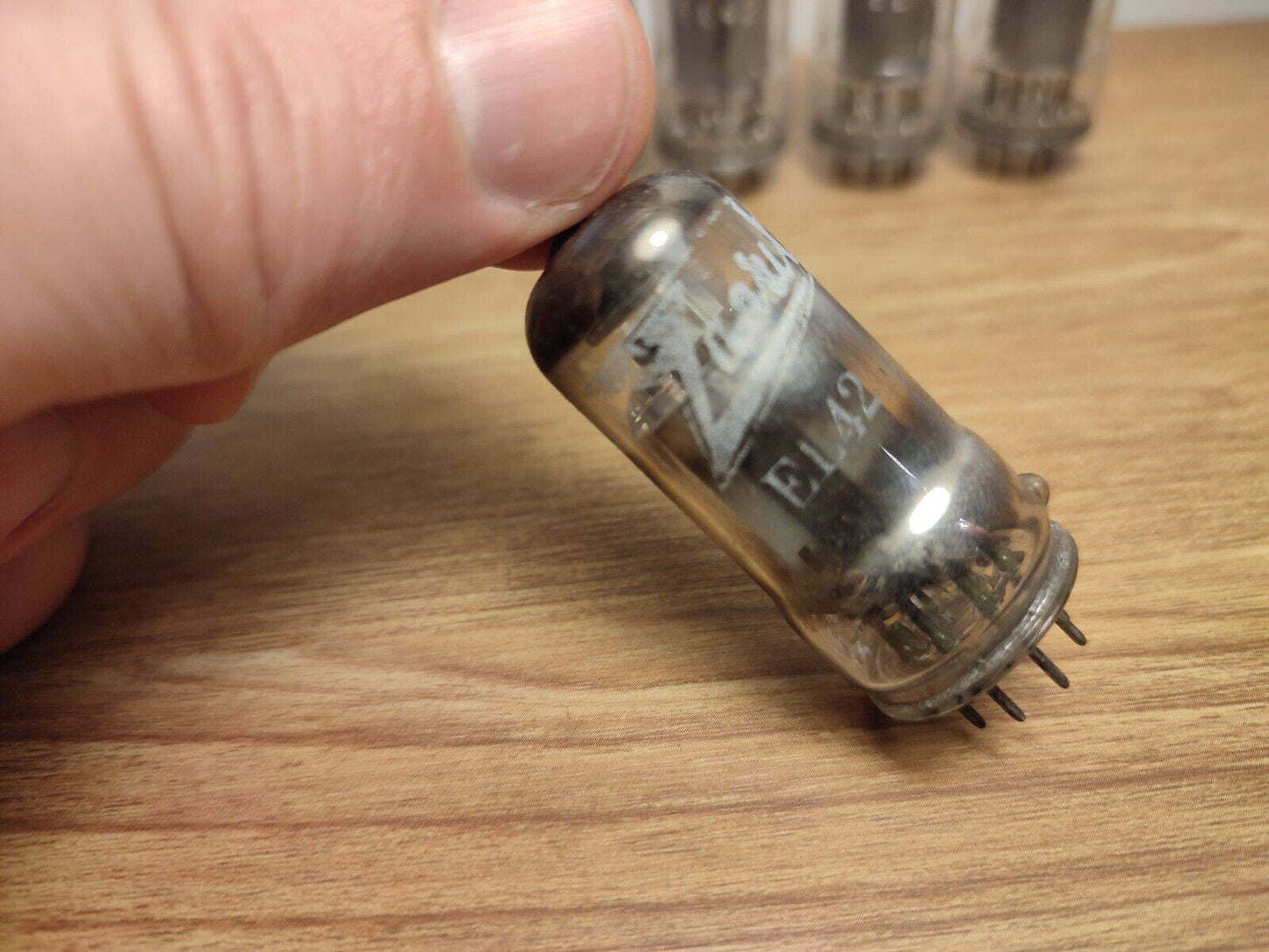USED EL42 tubes PHILIPS & ZAERIX 6 PCS LOT