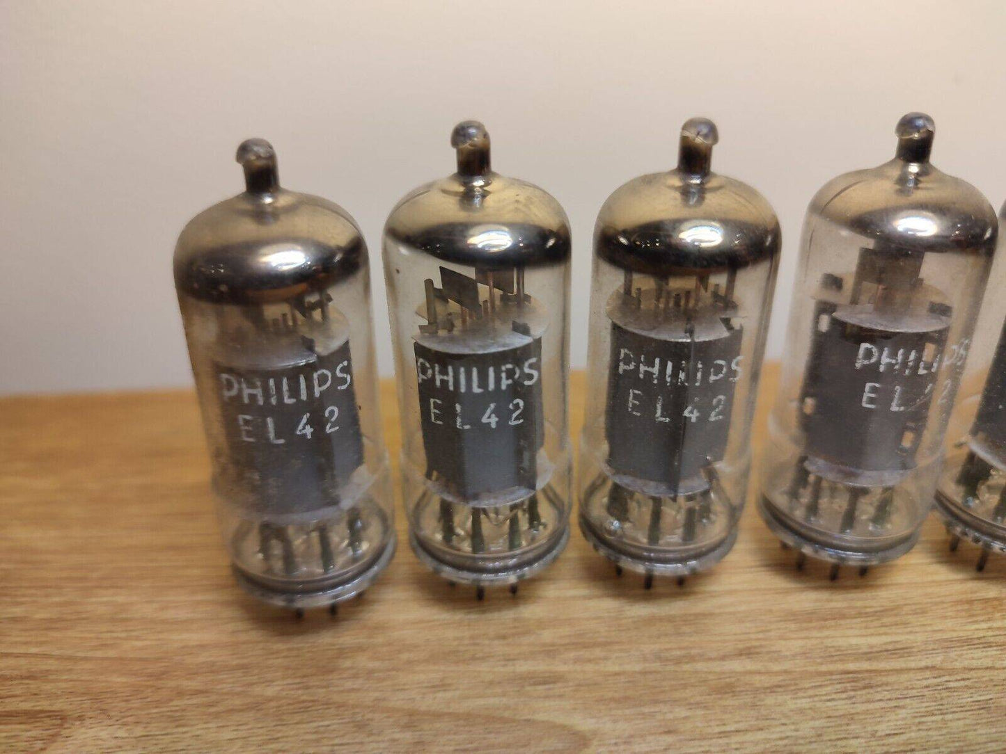 USED EL42 tubes PHILIPS & ZAERIX 6 PCS LOT