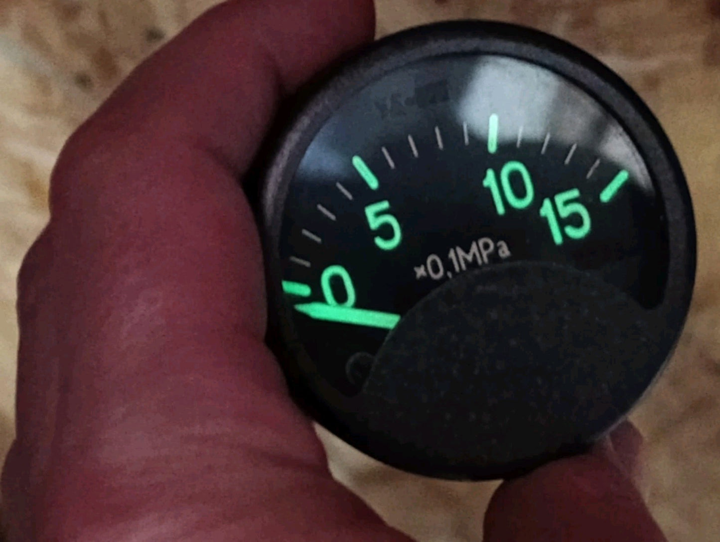 Pressure gauge UD-800 with sensor with box for aviation soviet