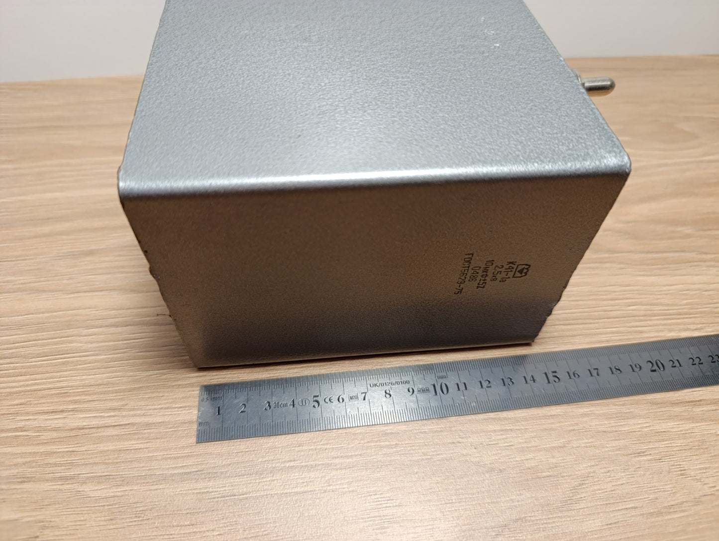 1Pcs. K41-1a 2.5kV 10uf  +-10% Paper High Voltage Capacitor NOS NEW