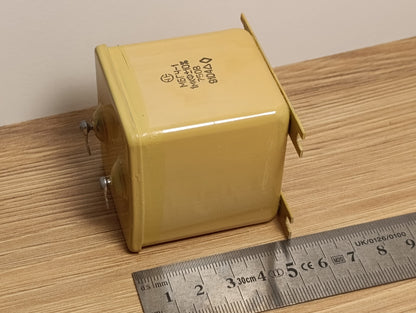 1pcs. 1uF 750V Metal-Paper Capacitors MBGCh-1 / МБГЧ-1 USSR NEW. MILITARY