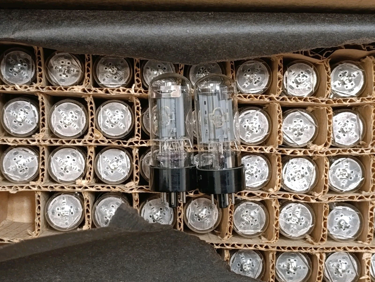 2x 6P3S = 6L6, 6L6GT, 6L6GC, 5881 Tetrode Tube Reflector MATCHED PAIR 1978s NEW