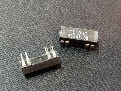 2Pcs. Celduc D32A7100 D3 series REED Relay DIP Housing  Never Used NEW NOS 70's