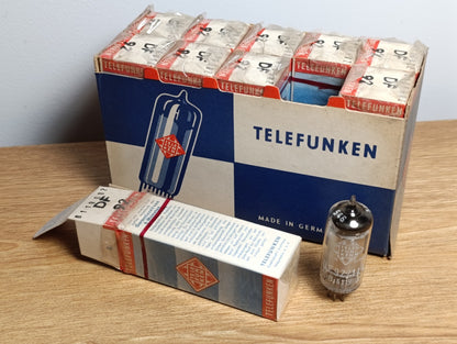 1Pcs. TELEFUNKEN DF92 Tube Pentode RF/IF-Stage NOS = DF92 = CV1758 = 1F2 NIB