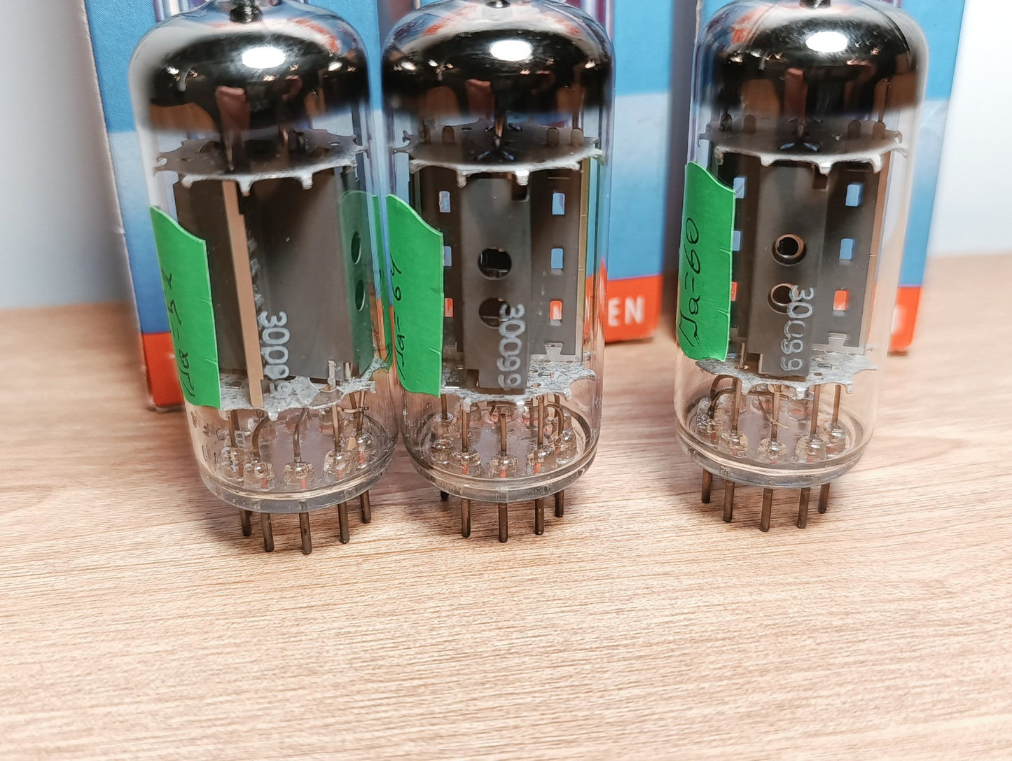 3Pcs LOT. PL508 Telefunken TFK NOS & NIB Vintage Tube Original Box Same Date