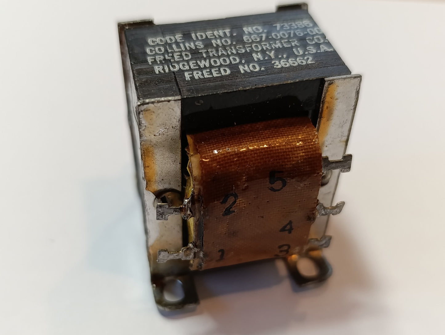 FREED / ROCKWELL TRANSFORMER No. 73386 667-0076-00 NSN: 5950-00-764-1089