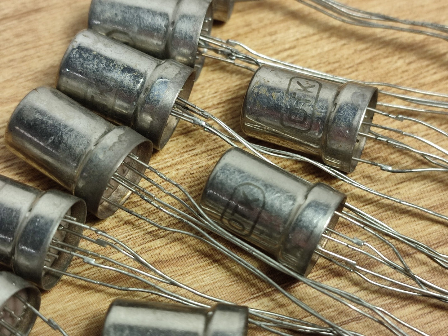 NOS Russian 6S63N Metal-ceramic Low Noise triodes 2 Pcs LOT Tubes 80's Nuvistor