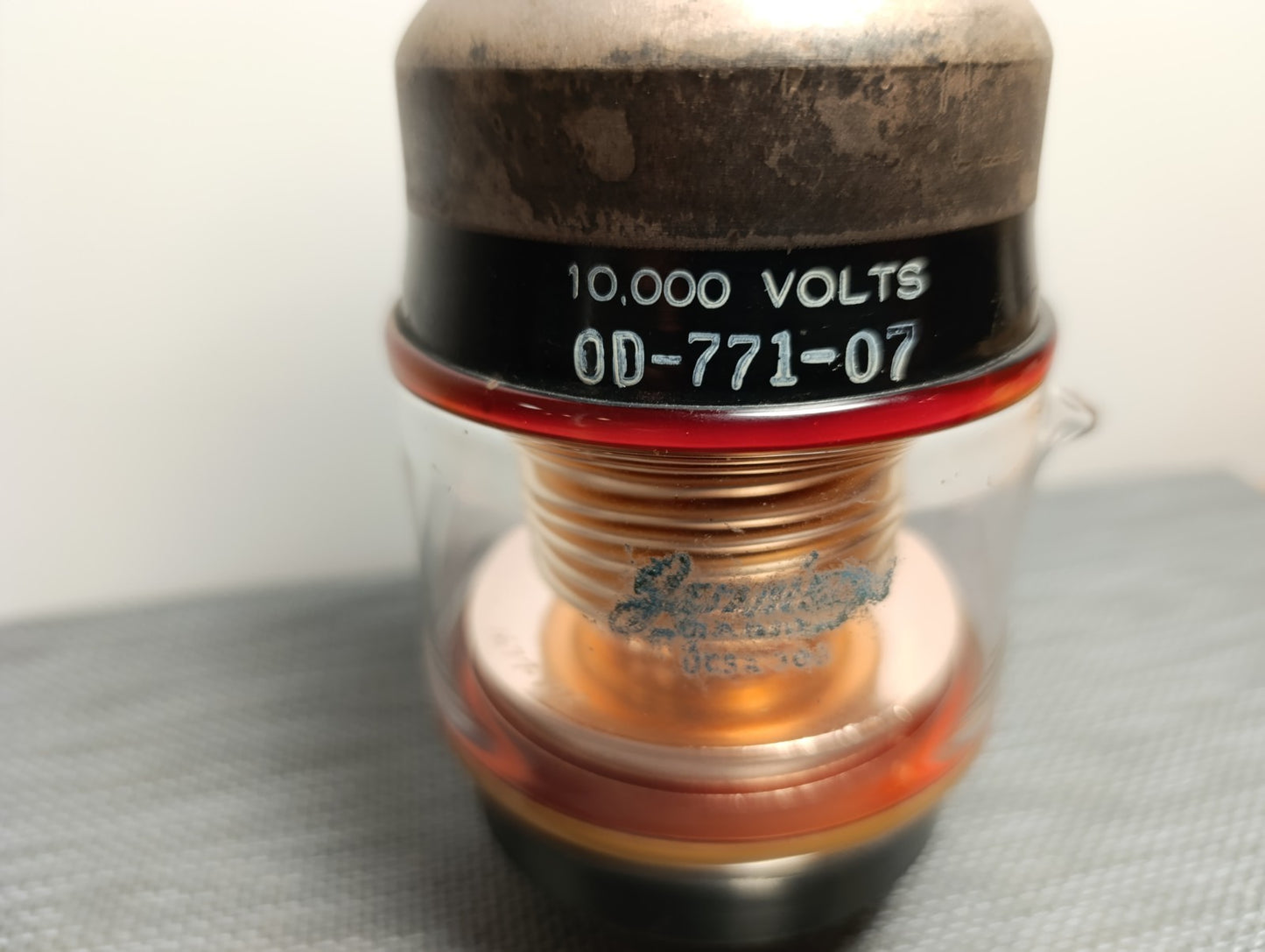 Used TT/Jennings Variable Glass Vacuum Capacitor UCSX-700 300-1000PF 7.5kV 60A
