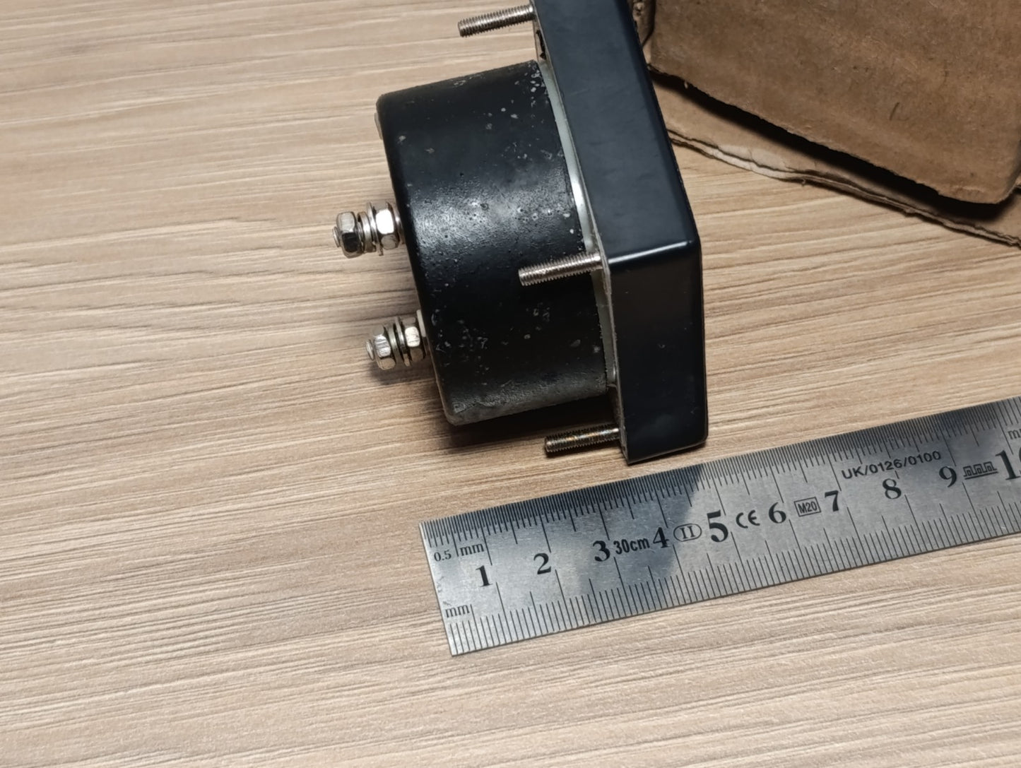 Mili Amper Meter 100-0-100 mA Analog Panel USSR Ammeter Vintage in box NOS