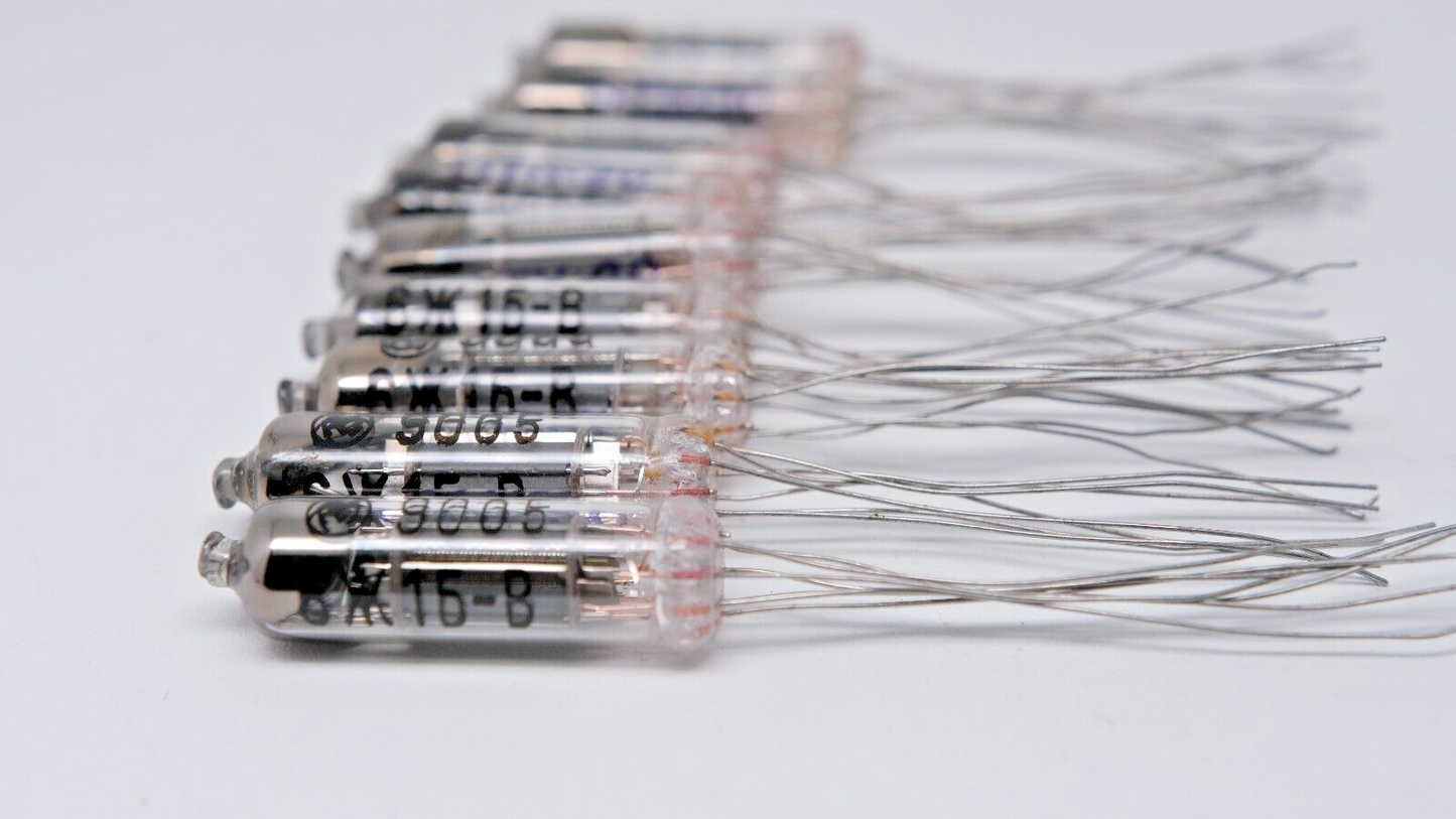 8 x NEW 6J1B-V / 6Ж1Б-В high-frequency pentode MILITARY TUBES EU