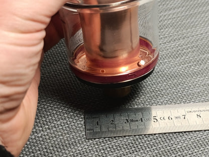 100 pf, 32 KV Peak, Dolinko & Wilkens VC100-32 Fixed Vacuum Capacitor USED