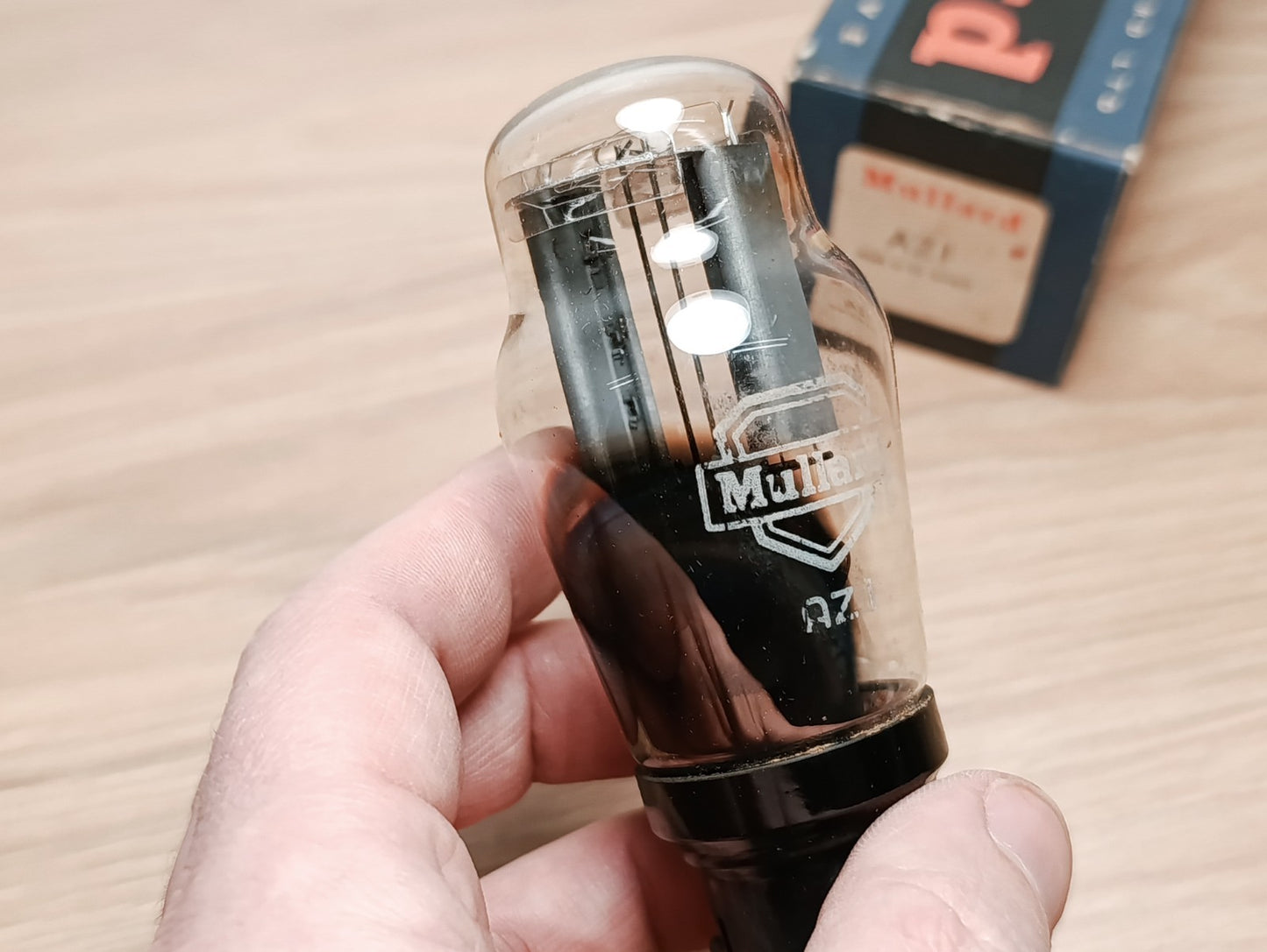 Mullard USED AZ1 FULL-WAVE VACUUM RECTIFIER TUBE = 140NG TAZ1 WE54 RAZ1 VG