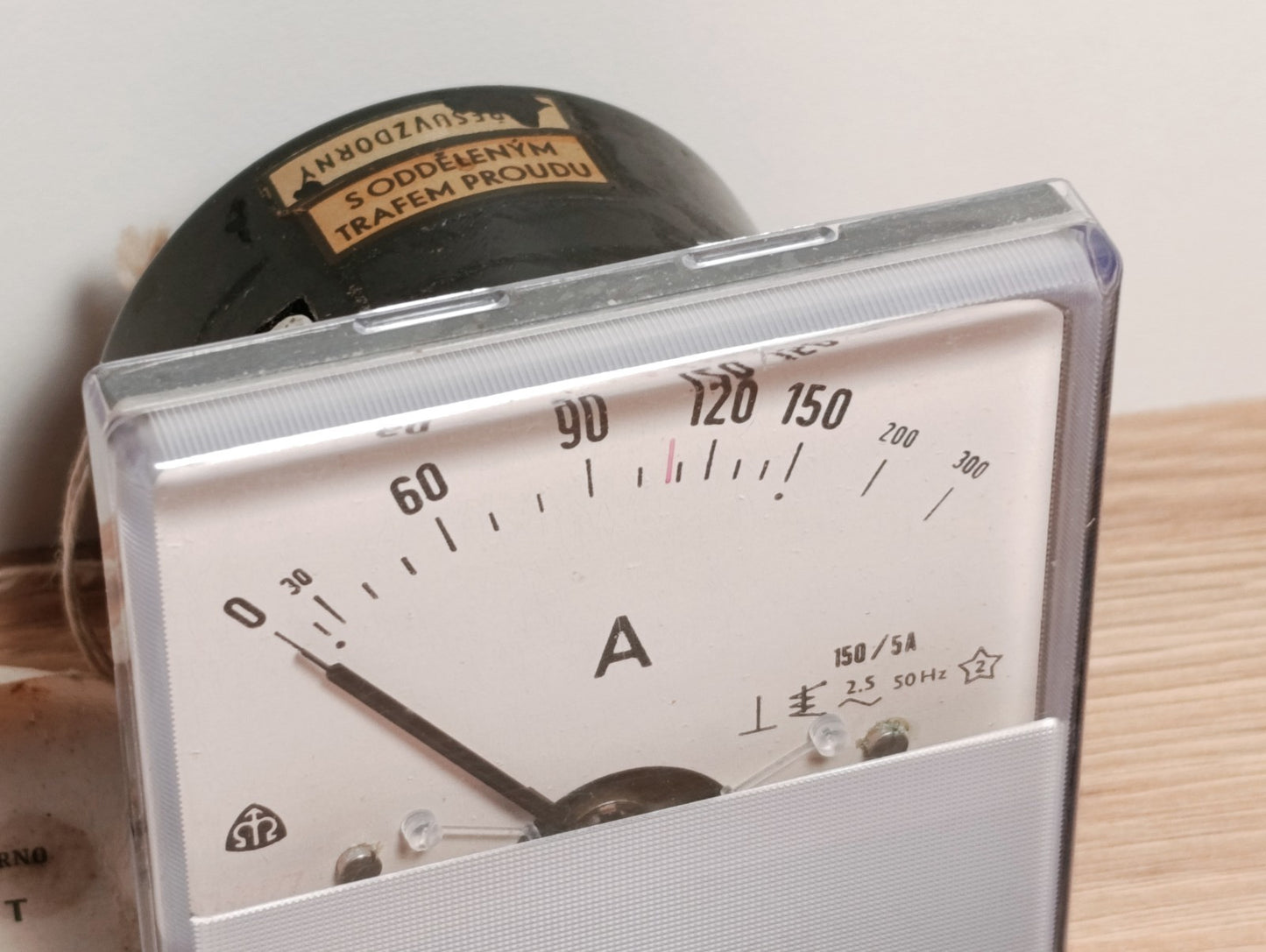 Ammeter ampere  FP 80/S 0-300A Vintage NOS NEW 1977 year