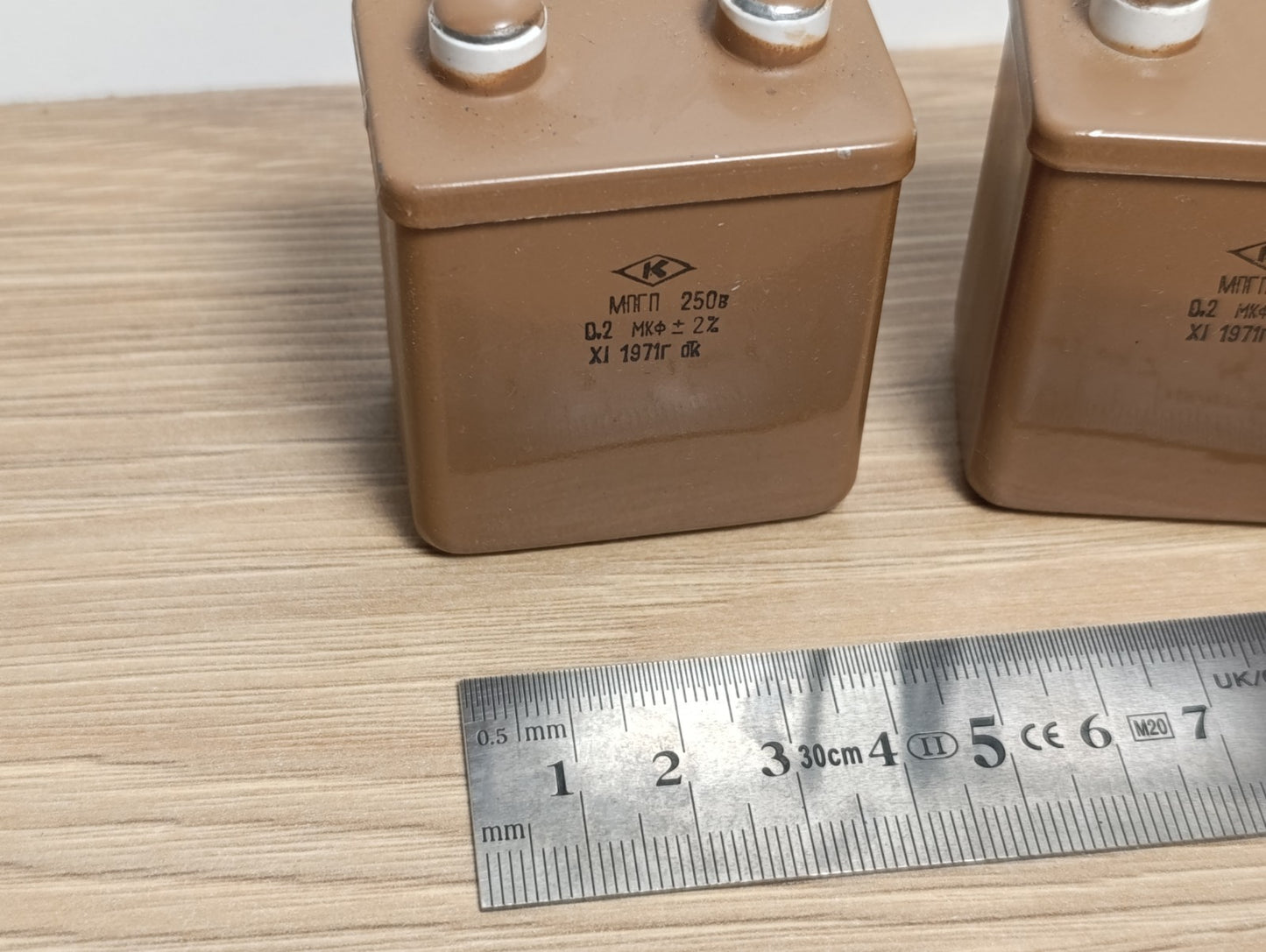 2Pcs. MPGP (МПГП) 0.2uF 250V ±2% RUSSIAN AUDIO CAPACITORS PIO Capacitor NOS NEW