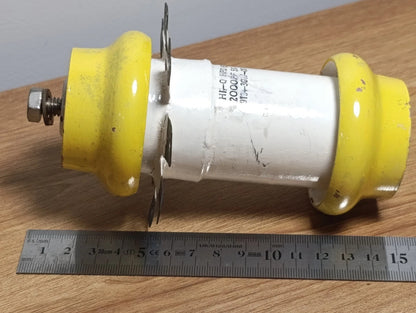 HI-Q HPD 65/130 N75 Feed -Thru Capacitor 2000pf 5kv 5% 1pcs USED 913-3017-00