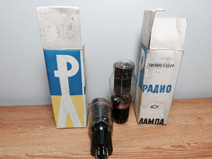 2Pcs. 6N5S = 6N13S 6AS7G 6H5C 6H13C SVETLANA 1960s NEW NOS NIB Same Date Tubes