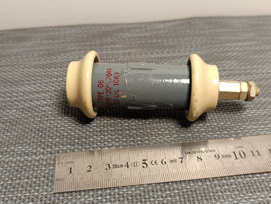 Type 06 Plessey Feed Thru Capacitor 1250pf 10kv (Pull) USED