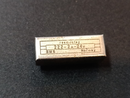(1Pcs.) REED Relay BMS 222-2A-24v Norway NOS Vintage
