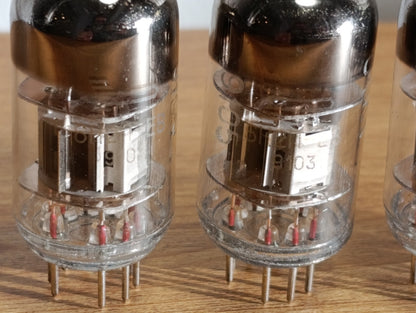 4 pcs 1991's 6N2P-EV Tubes DIFFERENT PINS ECC83/12AX7 Rocket VOSKHOD NOS Russian