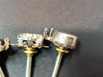 5Pcs. Potentiometer LESA 220KA Vintage Aircraft Ham radio NEW variable resistor