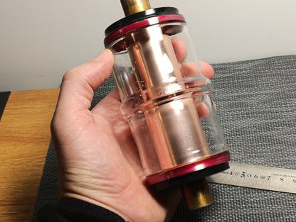 100 pf, 32 KV Peak, Dolinko & Wilkens VC100-32 Fixed Vacuum Capacitor USED