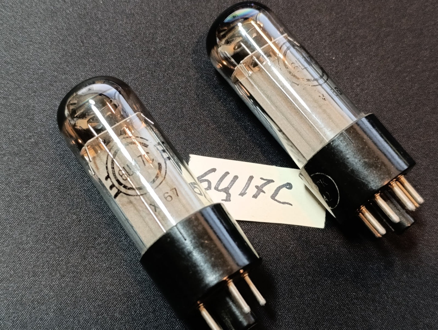 2 pcs LOT 6C17S tubes VERY RARE 60'S USED