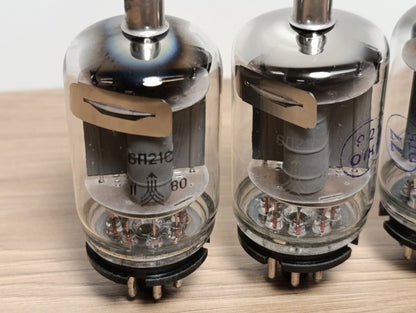 4 Pcs. 6P21S 6П21С Soviet HF Beam Tetrode Poweer NEW NOS VACUUM TUBES