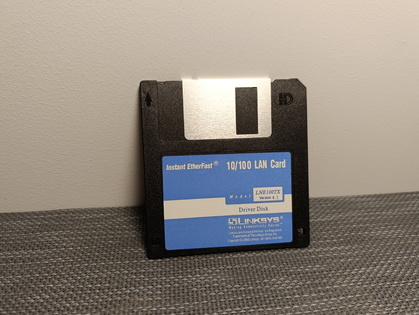 Vintage Instant EtherFast 10/100 LAN Card Linksys Driver 3.5" Disk Version 4.1