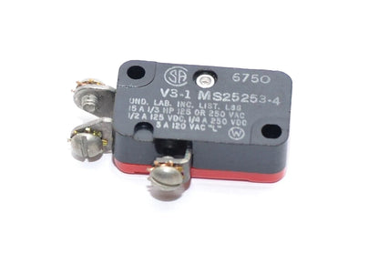 MIL Micro Switch by Micro Switch / AND. LAB. INC. Type V3-1 MS25253-4, NOS
