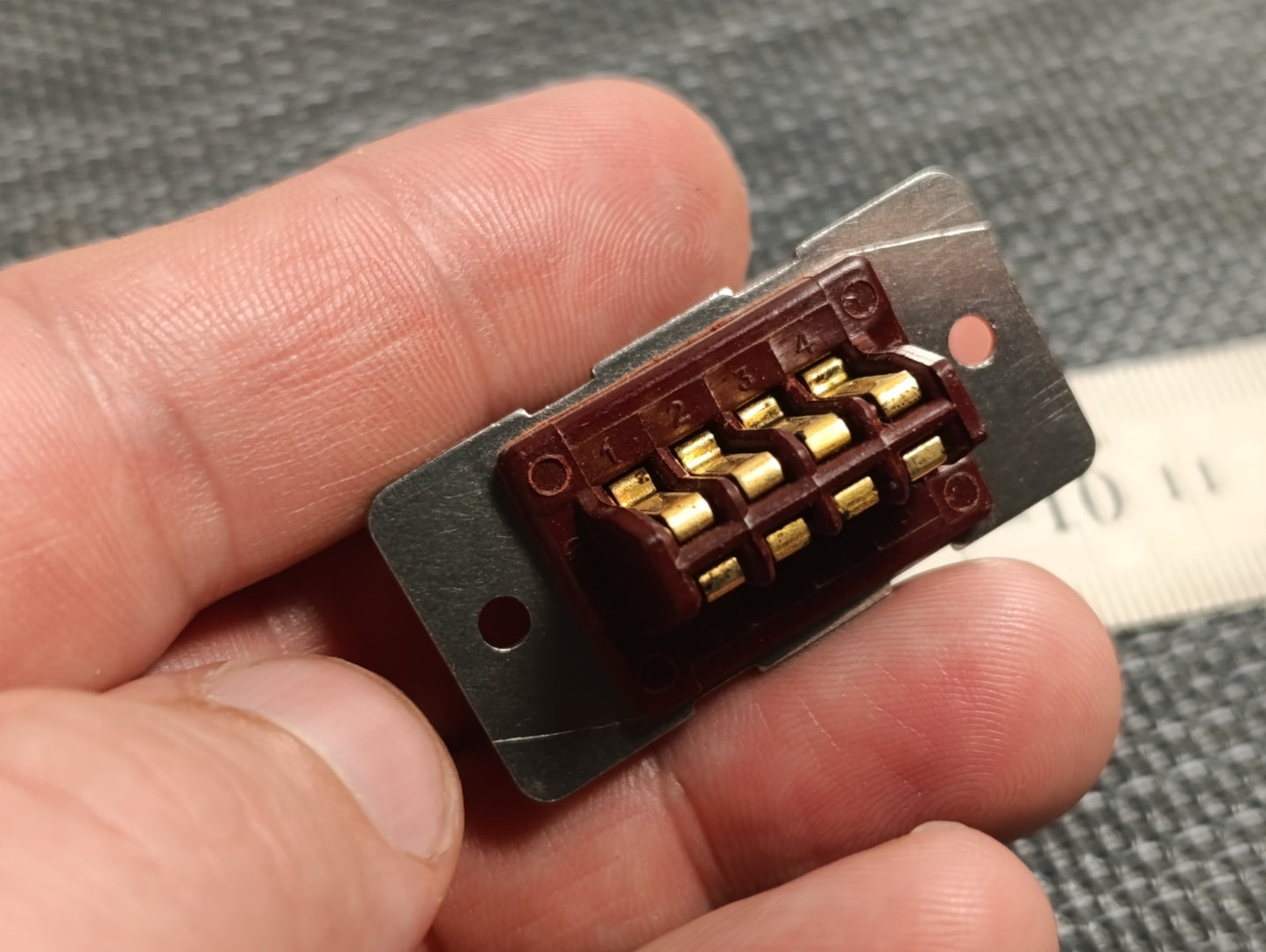Snap on 8way Plug RAD-E803261 NEW never used 1 pcs gold plated