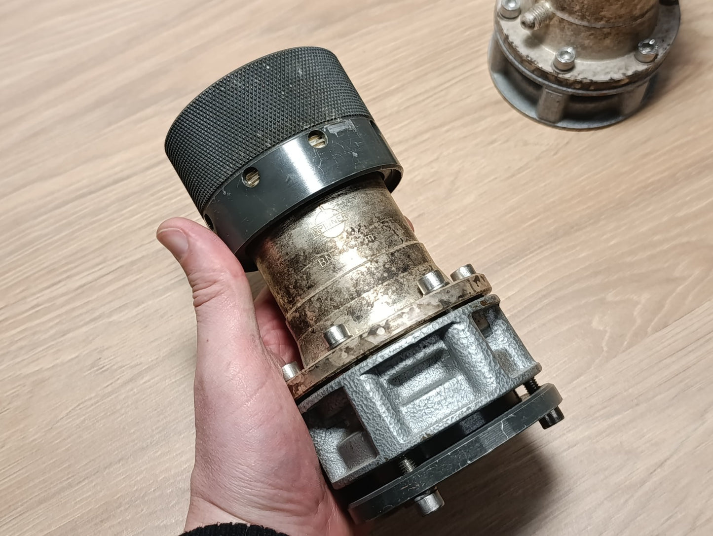 SPINNER Coupling Element Rigid Line Coaxial Connector Pull USED