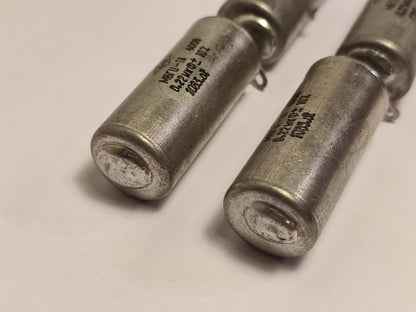 4X 0.22 uF 400 V MBGCH-1A Paper-In-OiL PIO AUDIO CAPACITORS, NOS