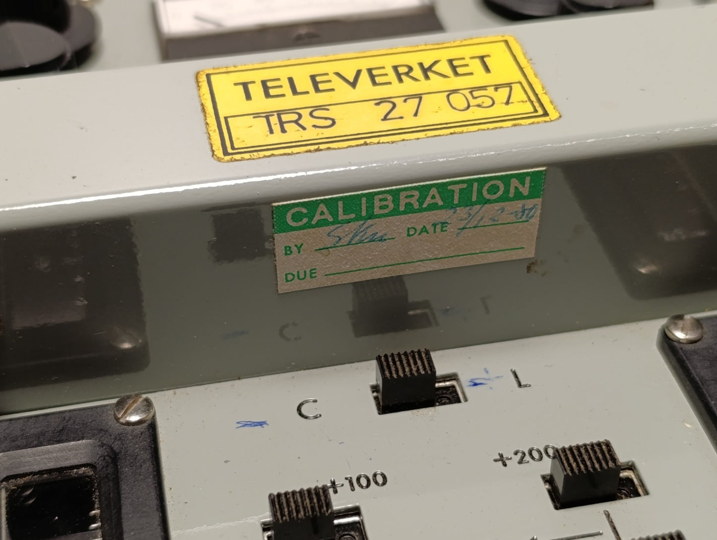 TeleverketOIB-2 TRS 27 Operting Impedence Bridge Used FROM Rogaland Radio USED