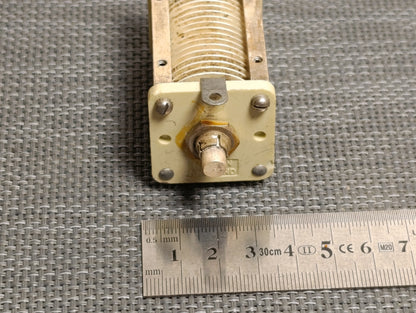 JB Made in England 50501a 150 pf ceramic silver plate variable capacitor  (Pull)