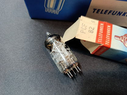 5 pieces Vintage Radio Valve PCF86 Triode-Pentode Tube Telefunken Original NOS