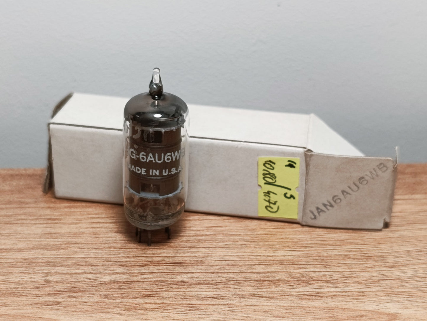 1Pcs. Tested NOS 6AU6WC GE ~  6AU6 EF94 Mic General Electric Co. USA made