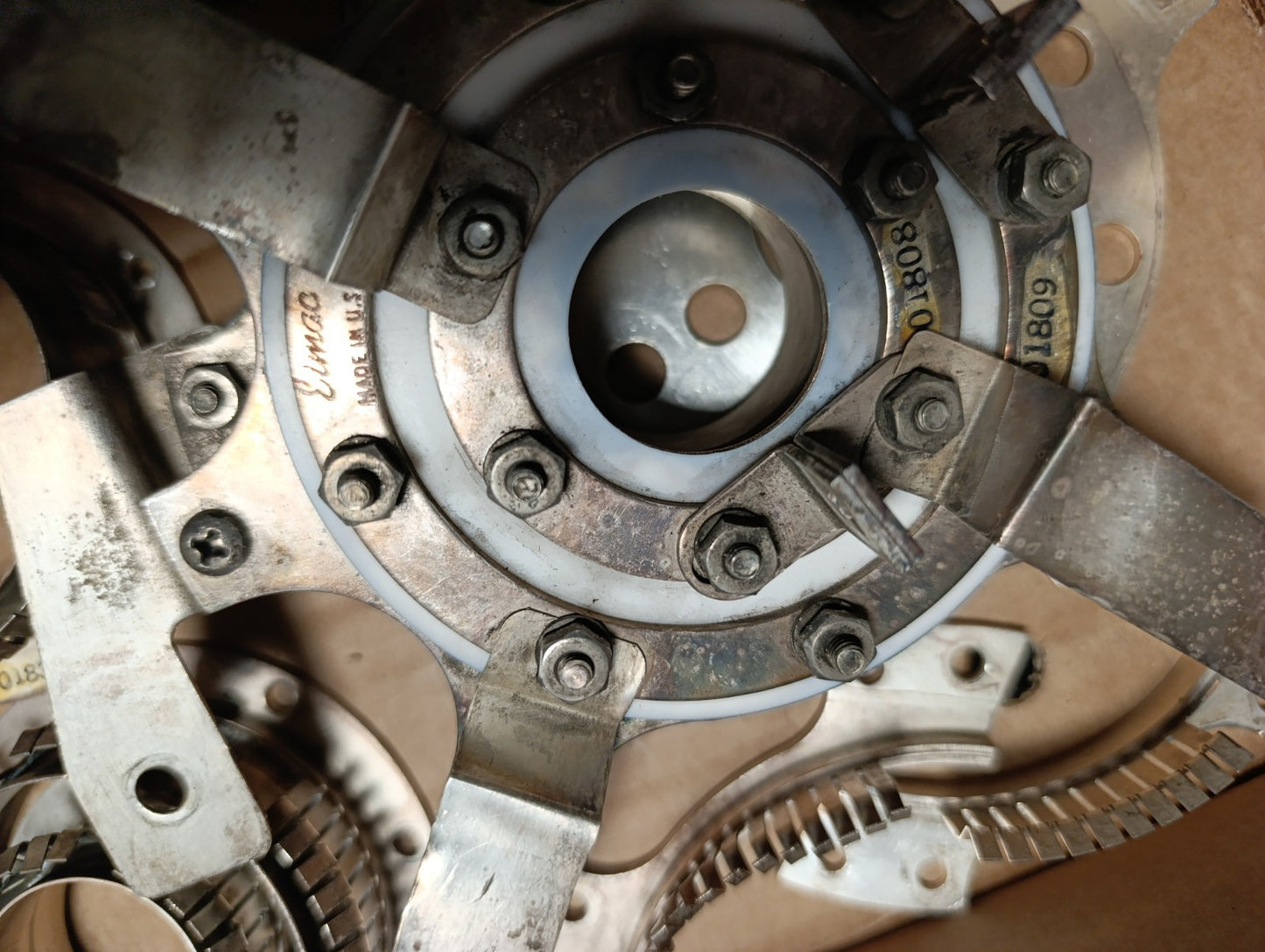 Parts OR NOT Working socket Y297-A Eimac parts for 4CX5000A (damaged)