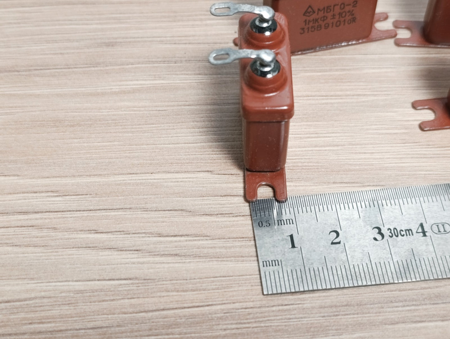 8Pcs. 1uF 315 V RUSSIAN PAPER IN OIL PIO AUDIO CAPACITORS MBGO-2 МБГO-2 NEW