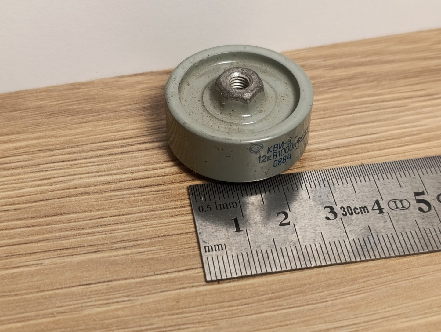 1 pcs. 1000pF 12kV ±20% Ceramic High Voltage Impulse Capacitors KVI-3 / КВИ-3