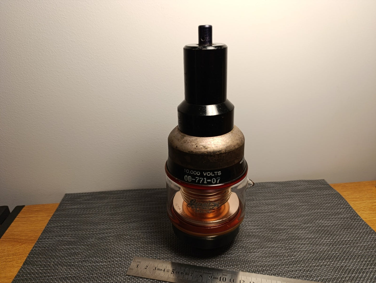 Used TT/Jennings Variable Glass Vacuum Capacitor UCSX-700 300-1000PF 7.5kV 60A